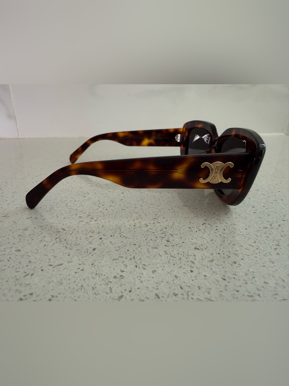 Celine Triomphe Dark Havana Sunglasses - Picture 2 of 7